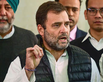 The PM has put his head in the sand, not willing to accept problem: Rahul
